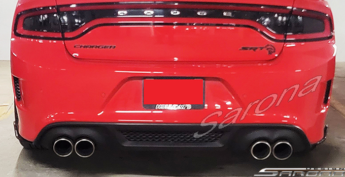 Custom Dodge Charger  Sedan Rear Lip/Diffuser (2015 - 2023) - $490.00 (Part #DG-020-RA)